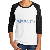 Limited Edition Berlin Skyline Landmarks Silhouette Youth 3/4 Sleeve | Artistshot