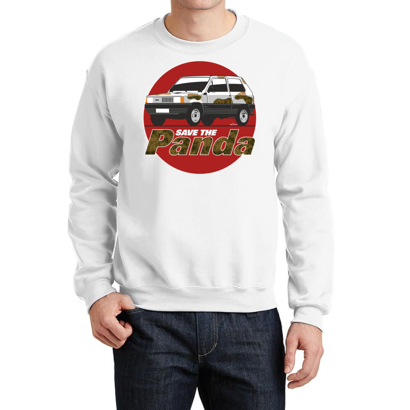 Save The (fiat) Panda! Crewneck Sweatshirt | Artistshot