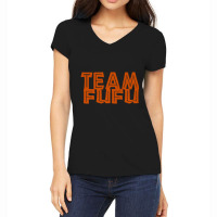 Team Fufu, African Food Lover Design. Women's V-neck T-shirt | Artistshot