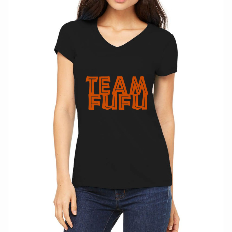 Team Fufu, African Food Lover Design. Women's V-Neck T-Shirt by thanhtran | Artistshot