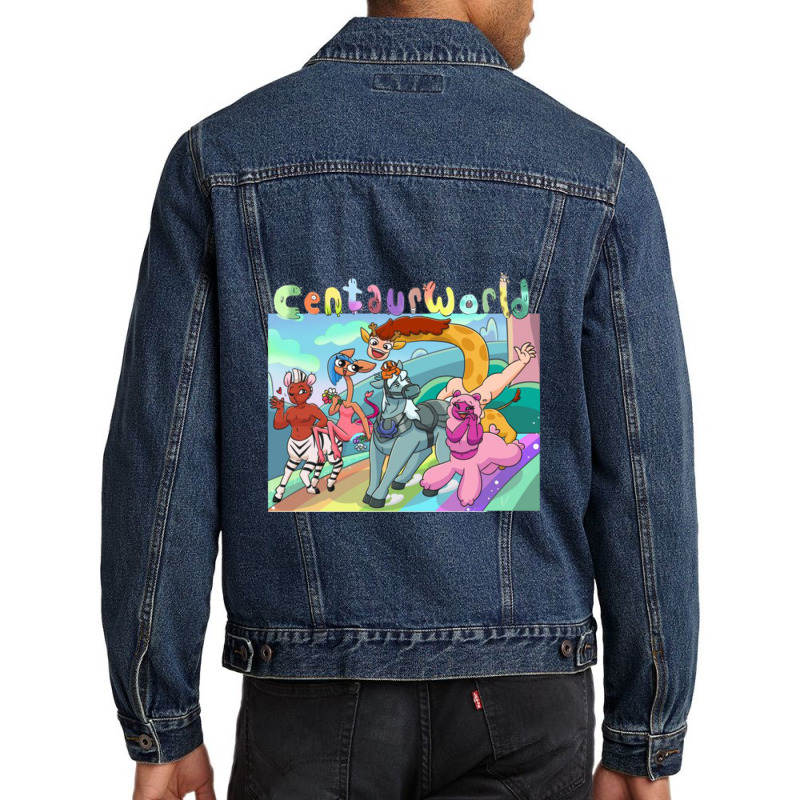 Wammawink's Centaurworld Family Portrait1 Men Denim Jacket | Artistshot