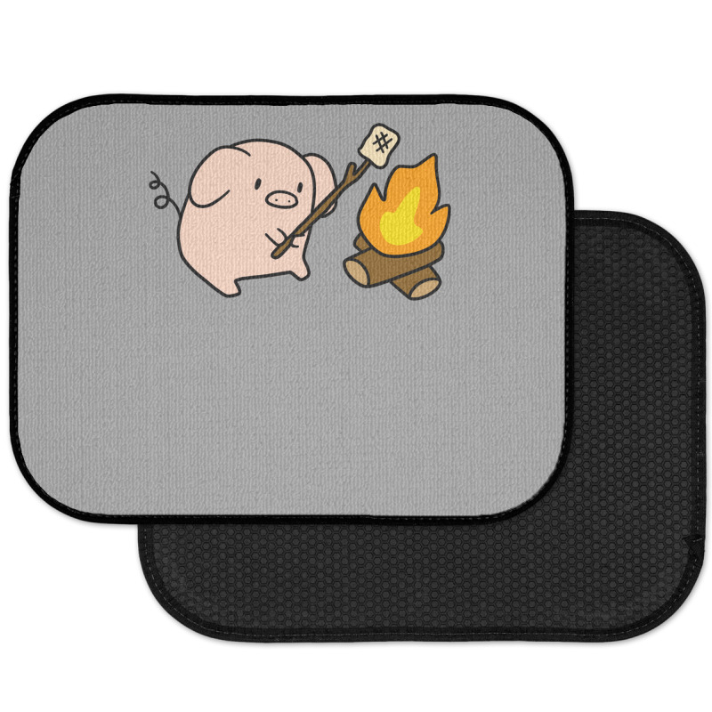 Campfire Pig Rear Car Mat | Artistshot