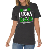 Copy Of One Lucky Dad Vintage T-shirt | Artistshot