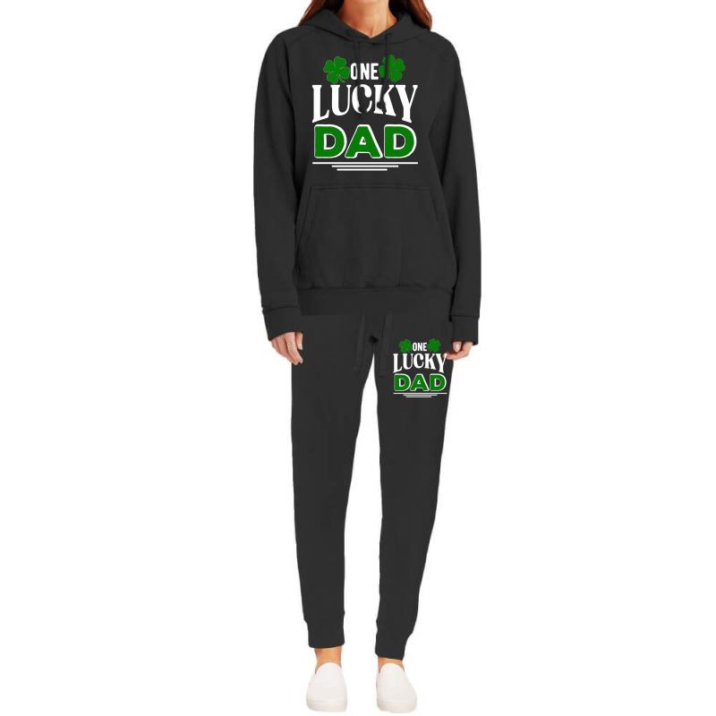 Copy Of One Lucky Dad Hoodie & Jogger Set | Artistshot