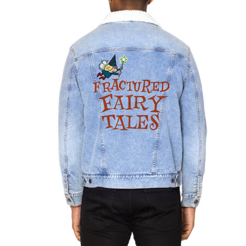 Tribute To Jay Ward Cartoons Fractured Fairy Tales Unisex Sherpa-lined Denim Jacket | Artistshot