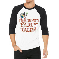 Tribute To Jay Ward Cartoons Fractured Fairy Tales 3/4 Sleeve Shirt | Artistshot