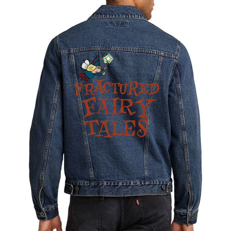 Tribute To Jay Ward Cartoons Fractured Fairy Tales Men Denim Jacket | Artistshot