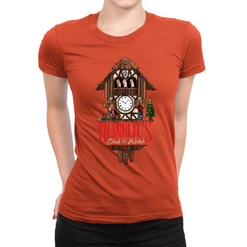 Monroe’s Clock & Watch (grimm) Ladies Fitted T-Shirt by turkalmaituvb84v28 | Artistshot