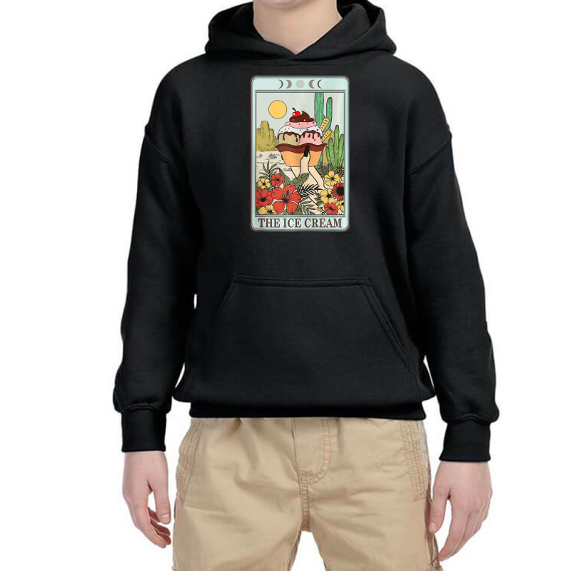 The Ice Cream Tarot Card Fast Food Mystic Occult Youth Hoodie by thanhtran | Artistshot