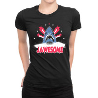 Totally Jawsome Ladies Fitted T-shirt | Artistshot