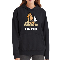 Tin Tin & Snowy Vintage Hoodie | Artistshot