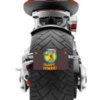 Guppy Power! Motorcycle License Plate | Artistshot