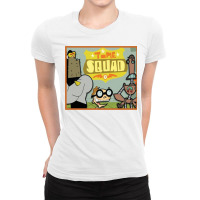 Time Squad  Shield Ladies Fitted T-shirt | Artistshot