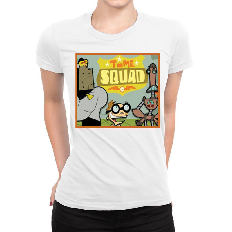 Time Squad  Shield Ladies Fitted T-Shirt by nilulatulo | Artistshot