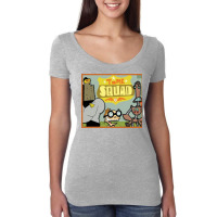 Time Squad  Shield Women's Triblend Scoop T-shirt | Artistshot