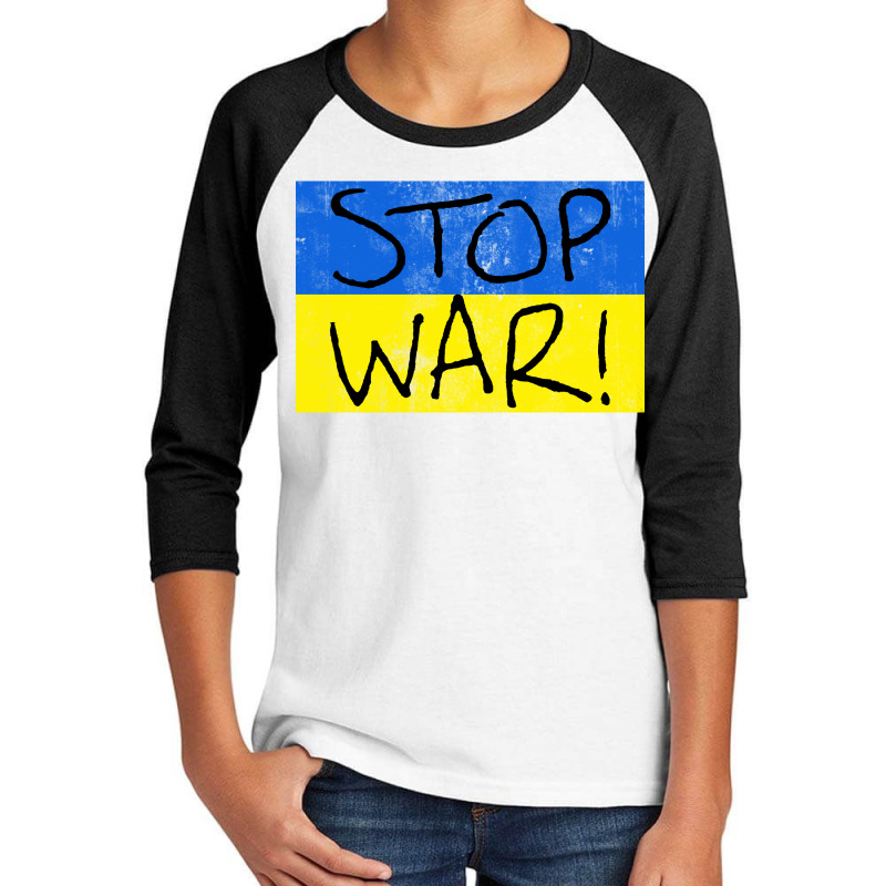 Flag Shirt Stop War Youth 3/4 Sleeve | Artistshot