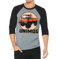 Unimog Orange 3/4 Sleeve Shirt | Artistshot