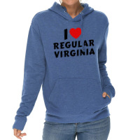 I Love Regular Virginia Lightweight Hoodie | Artistshot