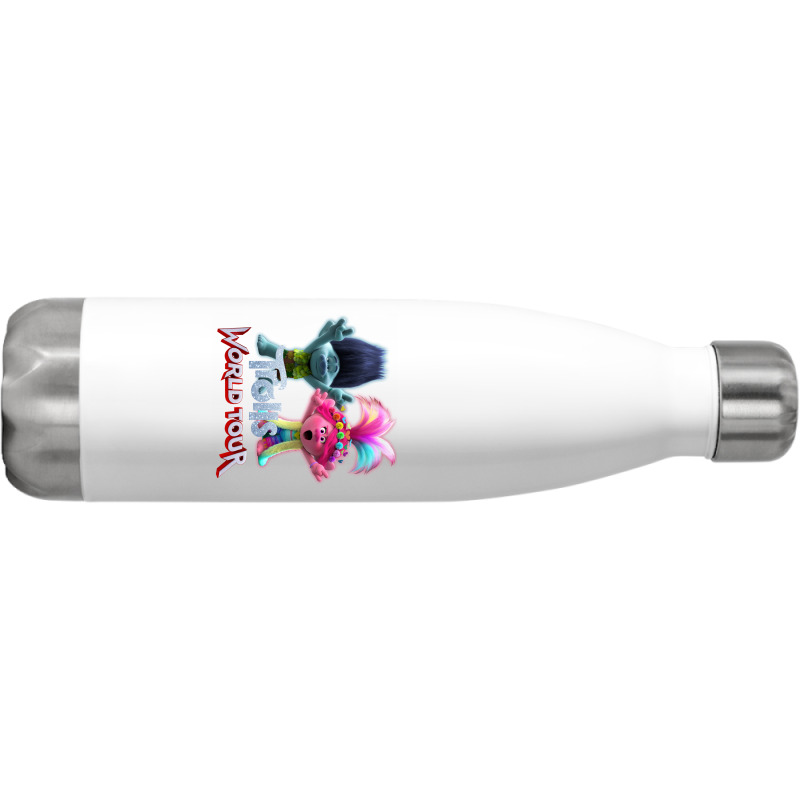 Custom Trolls World Tour Stainless Steel Water Bottle By Ryuga860808 -  Artistshot