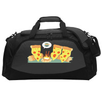 Pizza Campfire Story Active Duffel | Artistshot