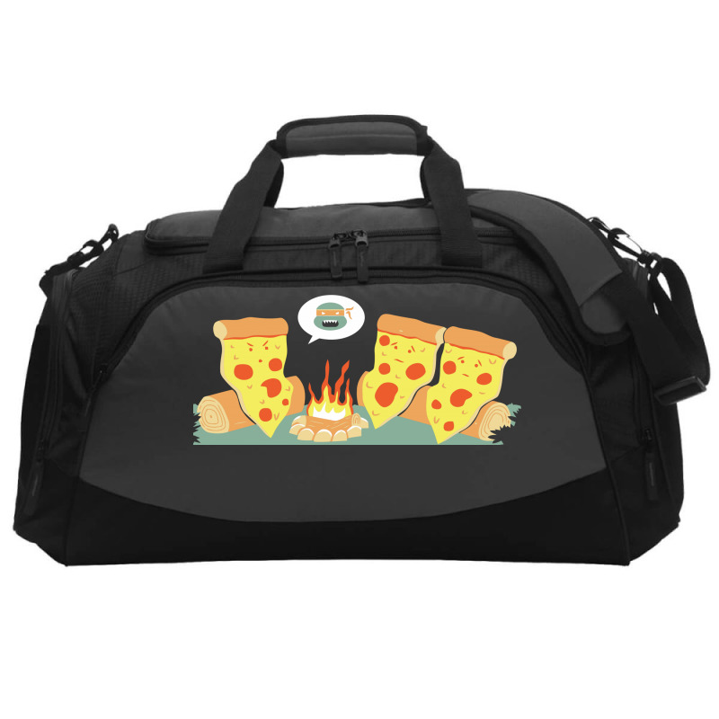 Pizza Campfire Story Active Duffel | Artistshot