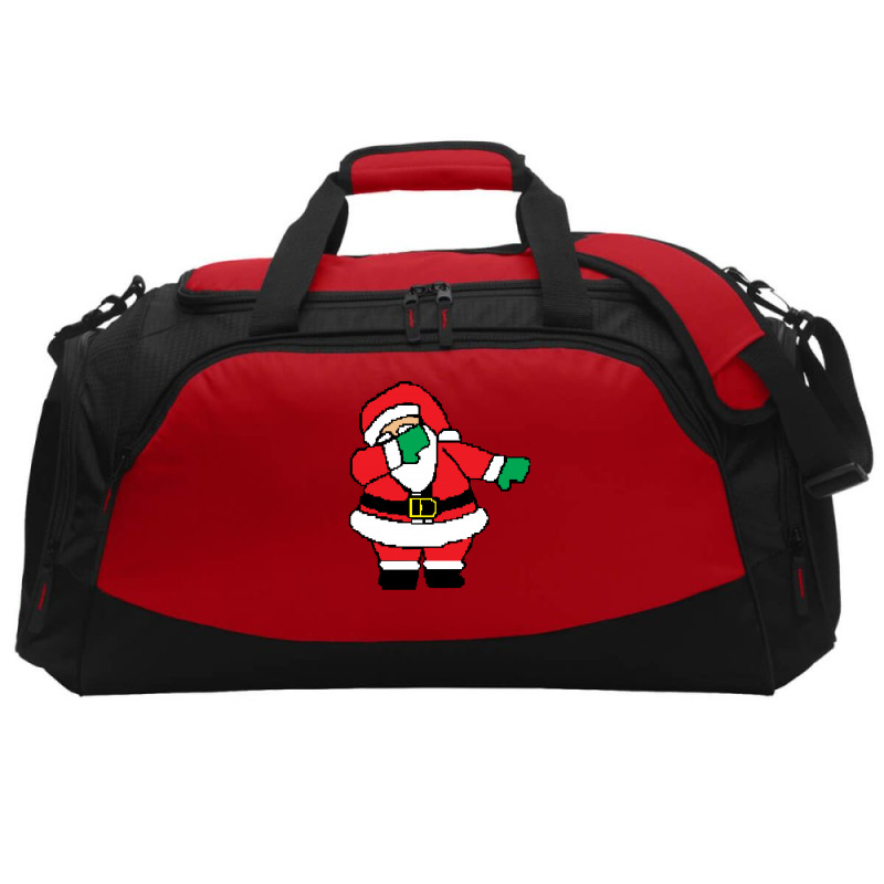 Dab Santa Dabbing Ugly Christmas Sweater Active Duffel | Artistshot