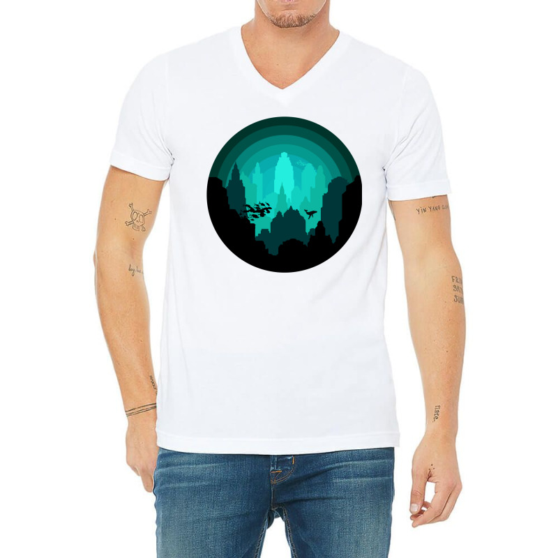 Rapture Bioshock V-neck Tee | Artistshot