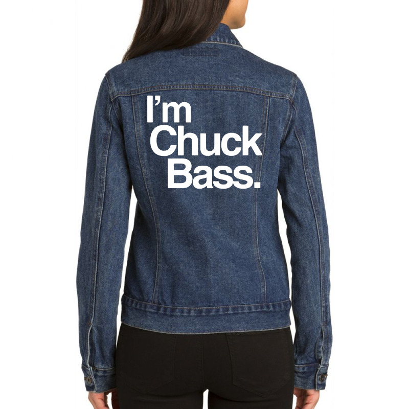 Im Chuck Bass Ladies Denim Jacket by Woko Art | Artistshot