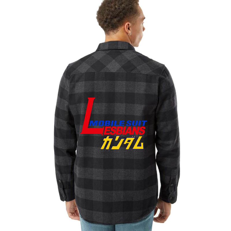 Mobile Suit Lesbians   T Shirt Flannel Shirt | Artistshot