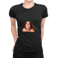 Lip Bite Meme Ladies Fitted T-shirt | Artistshot