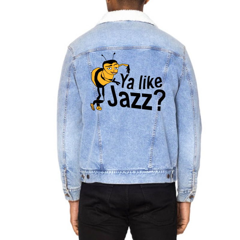 Ya Like Jazz Bee Movie Meme Unisex Sherpa-Lined Denim Jacket by bazazkwstas | Artistshot