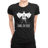 Hang In There Wacky Vampire Bat Ladies Fitted T-shirt | Artistshot