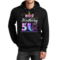 5th Birthday Girl Unicorn Mermaid Tail 5 Years Old Mermicorn T Shirt Unisex Hoodie | Artistshot