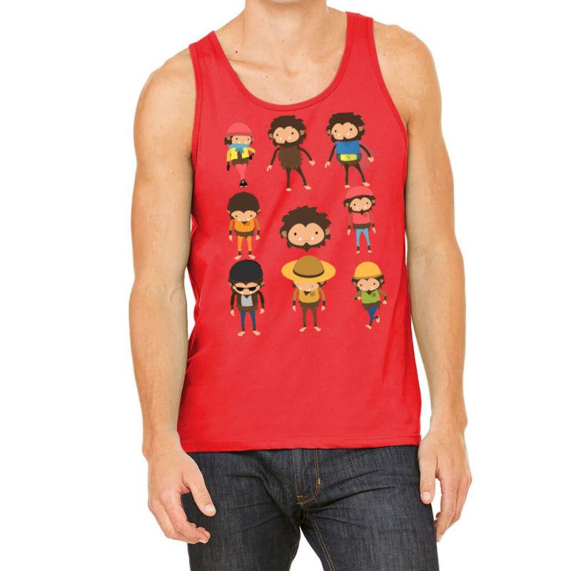 Sneaky Sasquatch Compilation Tank Top | Artistshot