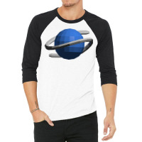 Sega Saturn Low Poly 3/4 Sleeve Shirt | Artistshot