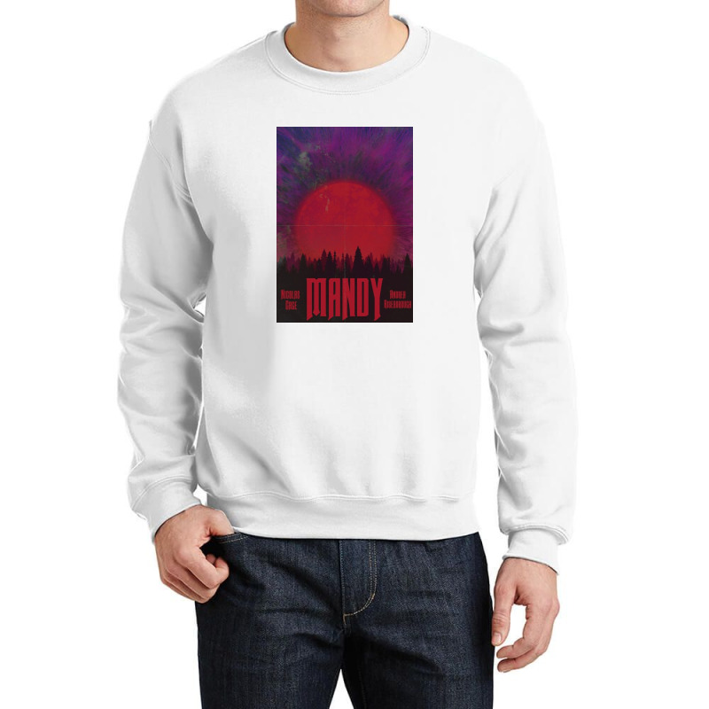 Mandy Movie Poster Crewneck Sweatshirt | Artistshot