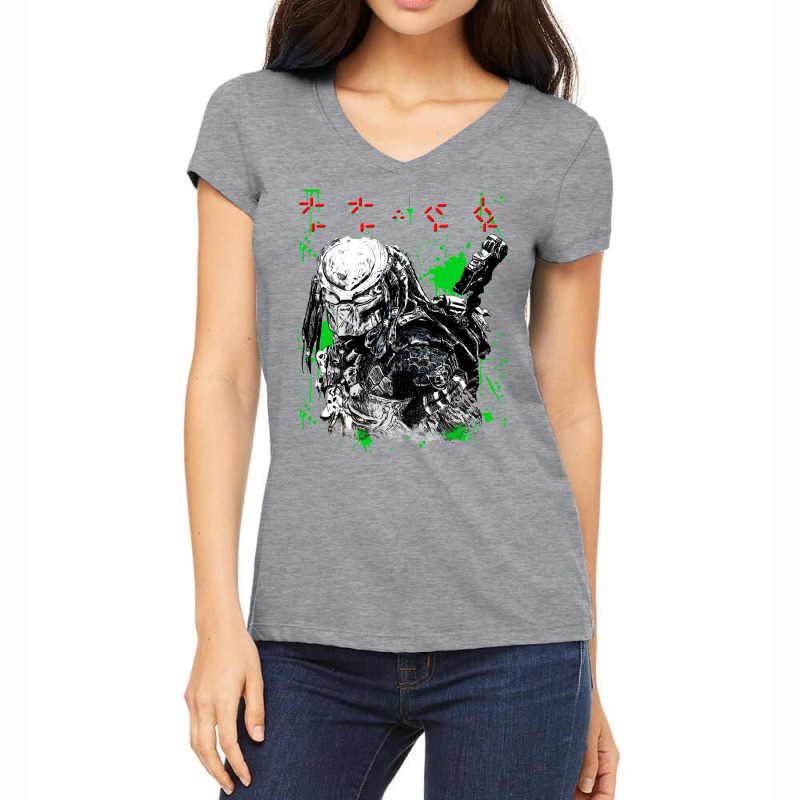 The Predator Women's V-Neck T-Shirt by nieskehoitet | Artistshot