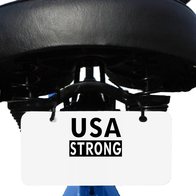 Usa Strong Bicycle License Plate | Artistshot