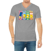 Simpsons Arcade Character Select V-neck Tee | Artistshot