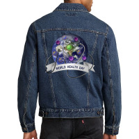 World Health Day Men Denim Jacket | Artistshot