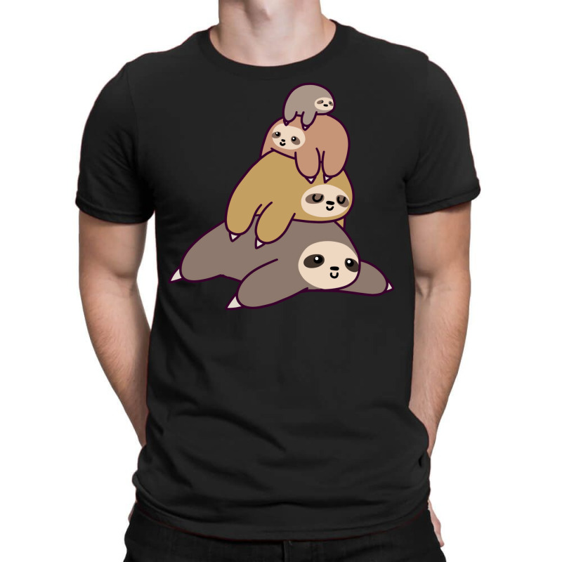 Sloth Stack 1 T-Shirt by zogoehawan | Artistshot