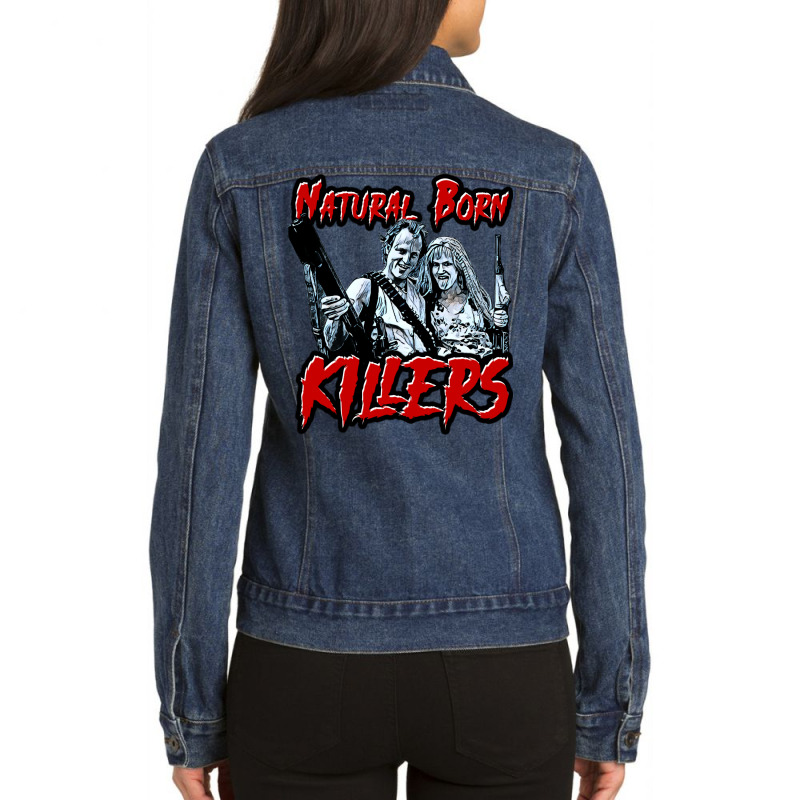 Natural Born Killers Ladies Denim Jacket by intalaaluevaq | Artistshot