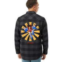 Starscream Retro Japanese Transformers Flannel Shirt | Artistshot