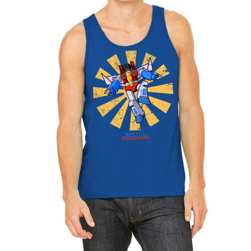 Starscream Retro Japanese Transformers Tank Top by annolacopjaj | Artistshot