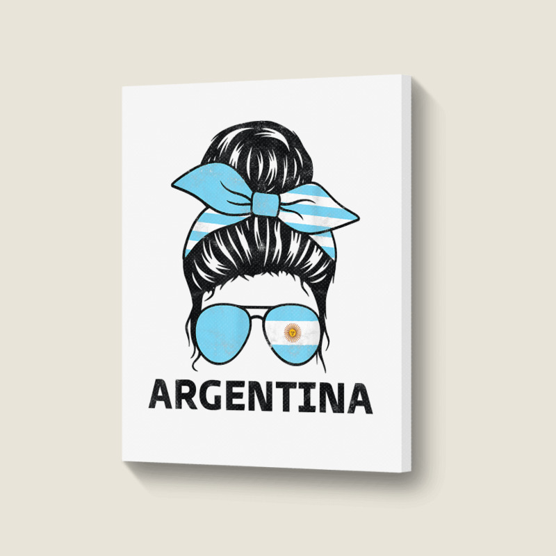 Argentinian Girl Argentina Girl Chica Argentine T Shirt Portrait Canvas Print | Artistshot