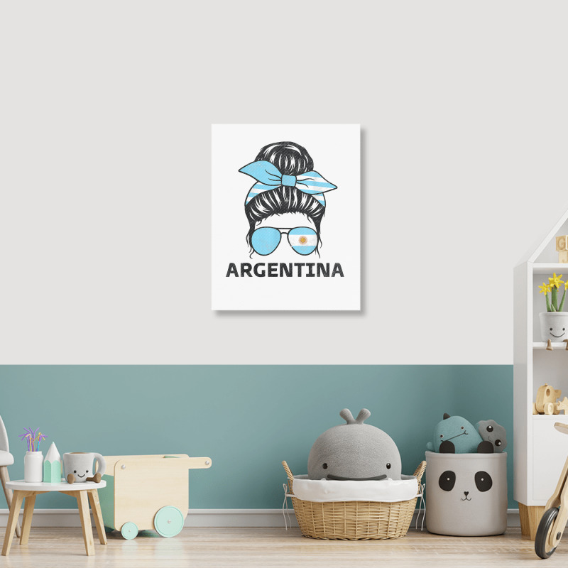 Argentinian Girl Argentina Girl Chica Argentine T Shirt Portrait Canvas Print | Artistshot