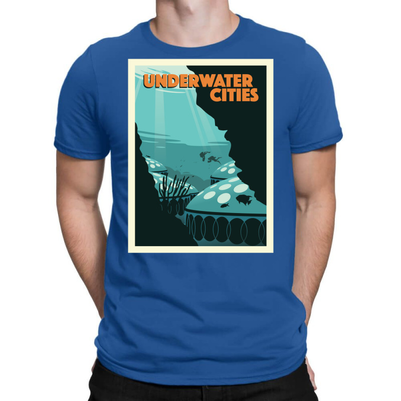 Underwater Cities Board Game  Minimalist Travel Poster Style   Gaming T-Shirt by zuozuonauhelo | Artistshot