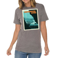 Underwater Cities Board Game  Minimalist Travel Poster Style   Gaming Vintage T-shirt | Artistshot