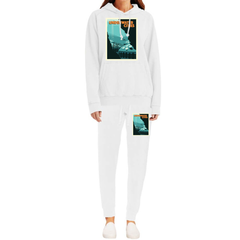 Underwater Cities Board Game  Minimalist Travel Poster Style   Gaming Hoodie & Jogger set by zuozuonauhelo | Artistshot