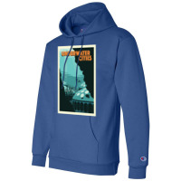 Underwater Cities Board Game  Minimalist Travel Poster Style   Gaming Champion Hoodie | Artistshot